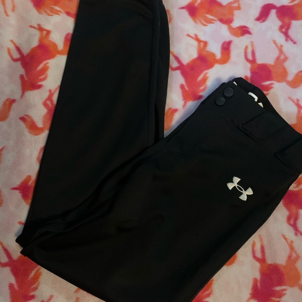 Under Armour Black Baseball Pants size large